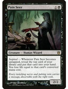 Magic: The Gathering Pain Seer (080) Damaged