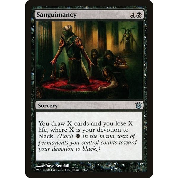 Magic: The Gathering Sanguimancy (081) Damaged