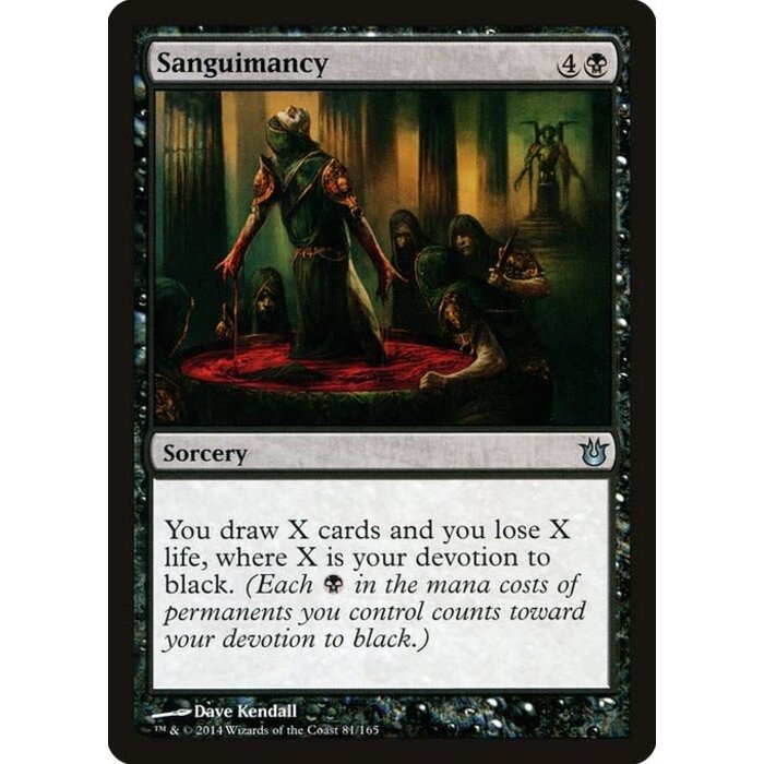 Magic: The Gathering Sanguimancy (081) Damaged