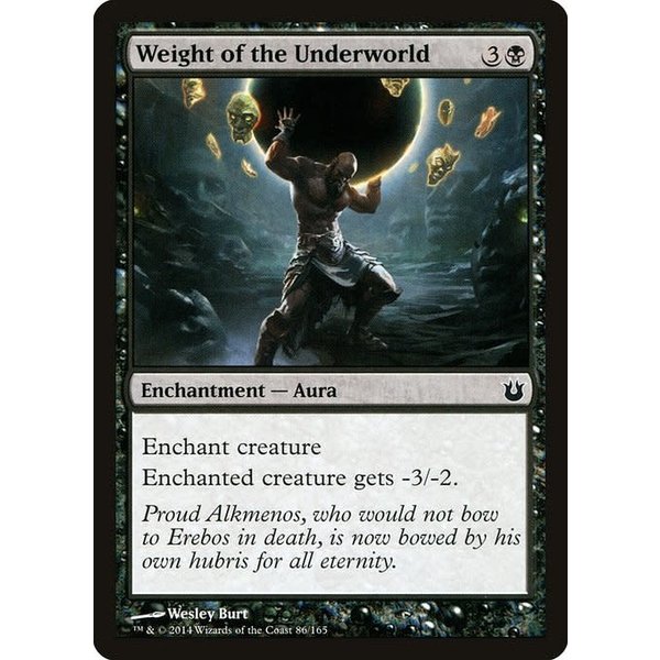 Magic: The Gathering Weight of the Underworld (086) Moderately Played