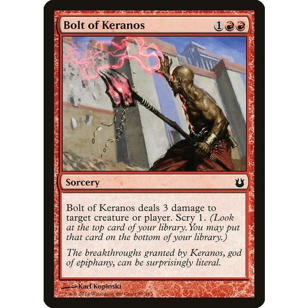 Magic: The Gathering Bolt of Keranos (089) Lightly Played