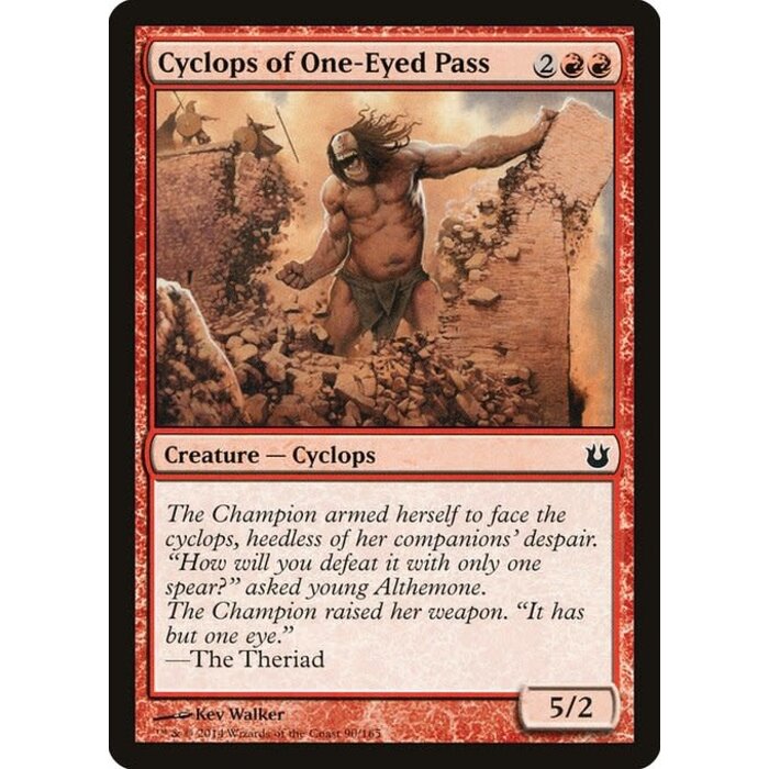 Magic: The Gathering Cyclops of One-Eyed Pass (090) Lightly Played