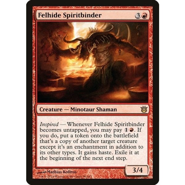 Magic: The Gathering Felhide Spiritbinder (096) Lightly Played