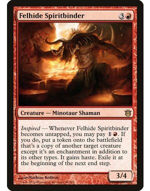 Magic: The Gathering Felhide Spiritbinder (096) Moderately Played Foil