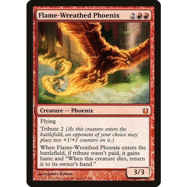 Magic: The Gathering Flame-Wreathed Phoenix (097) Lightly Played