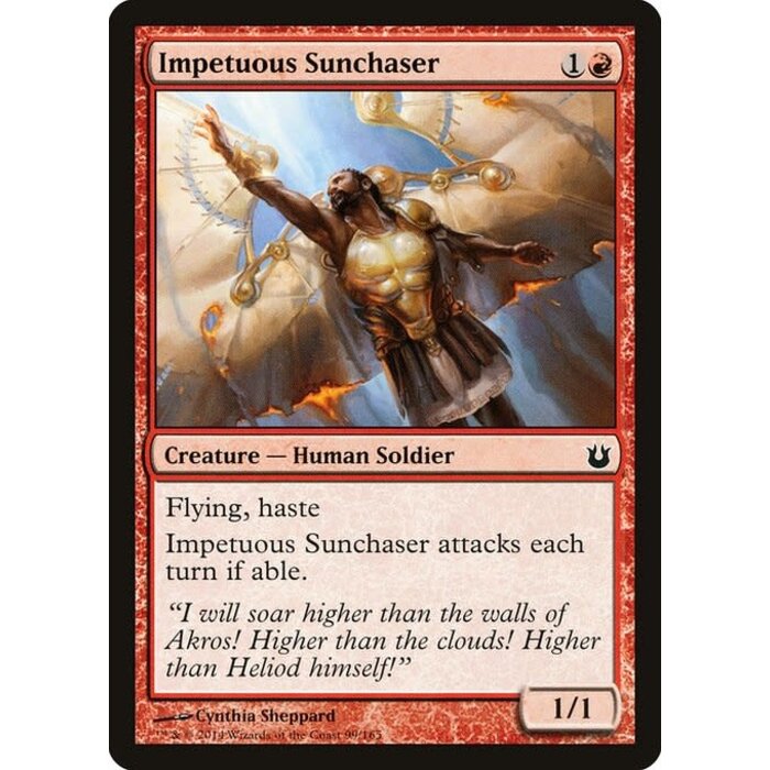 Magic: The Gathering Impetuous Sunchaser (099) Lightly Played