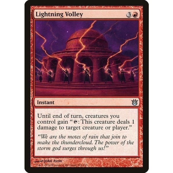 Magic: The Gathering Lightning Volley (101) Lightly Played