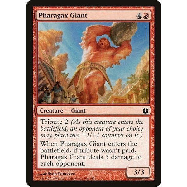 Magic: The Gathering Pharagax Giant (104) Lightly Played