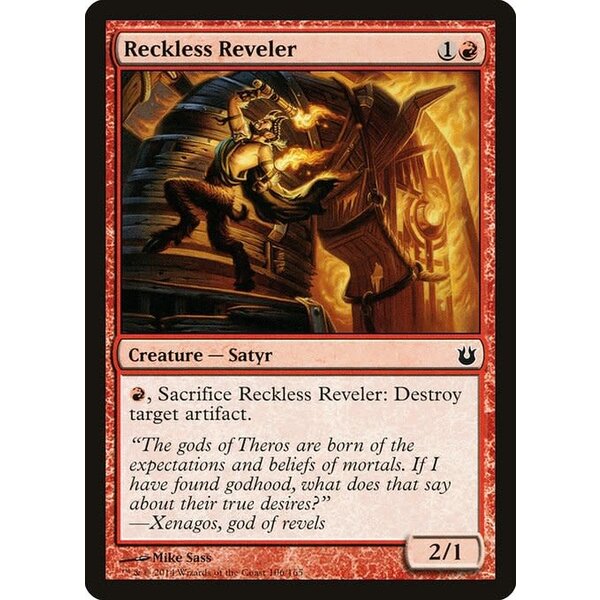 Magic: The Gathering Reckless Reveler (106) Lightly Played