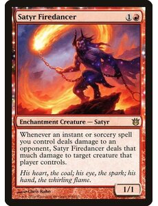 Magic: The Gathering Satyr Firedancer (108) Lightly Played