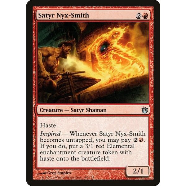 Magic: The Gathering Satyr Nyx-Smith (109) Lightly Played