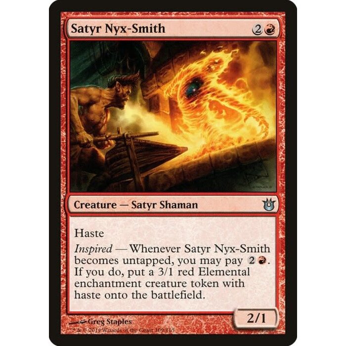Magic: The Gathering Satyr Nyx-Smith (109) Lightly Played