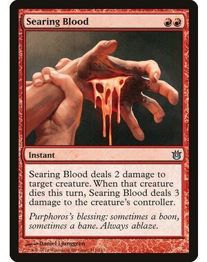 Magic: The Gathering Searing Blood (111) Damaged