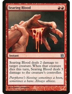 Magic: The Gathering Searing Blood (111) Lightly Played