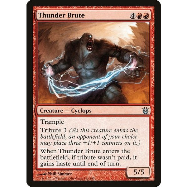 Magic: The Gathering Thunder Brute (113) Lightly Played