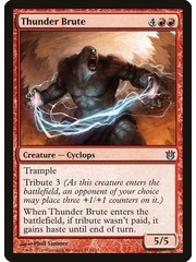 Magic: The Gathering Thunder Brute (113) Moderately Played Foil