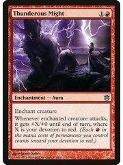 Magic: The Gathering Thunderous Might (114) Lightly Played