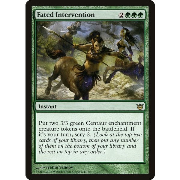 Magic: The Gathering Fated Intervention (121) Lightly Played Foil