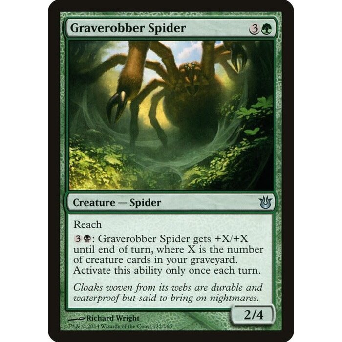 Magic: The Gathering Graverobber Spider (122) Lightly Played