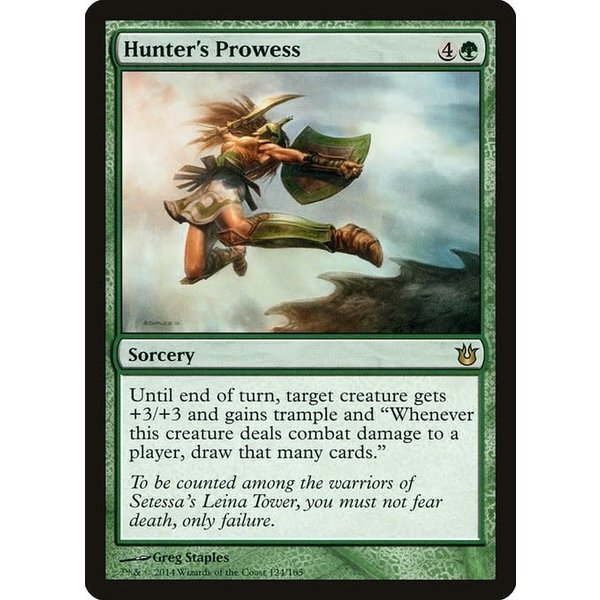 Magic: The Gathering Hunter's Prowess (124) Damaged