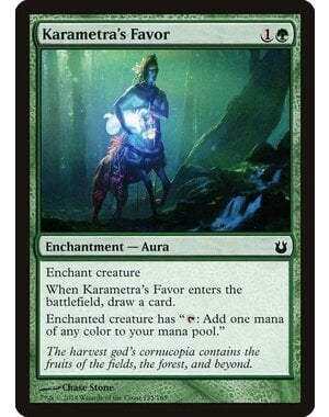 Magic: The Gathering Karametra's Favor (125) Lightly Played