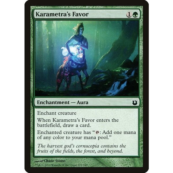 Magic: The Gathering Karametra's Favor (125) Lightly Played