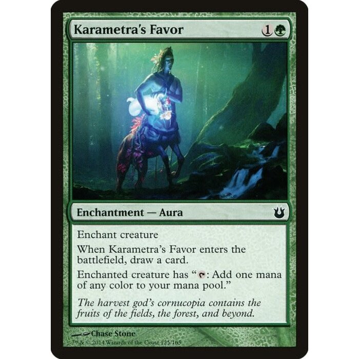 Magic: The Gathering Karametra's Favor (125) Lightly Played