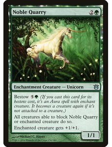 Magic: The Gathering Noble Quarry (130) Damaged