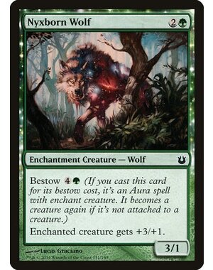 Magic: The Gathering Nyxborn Wolf (131) Damaged