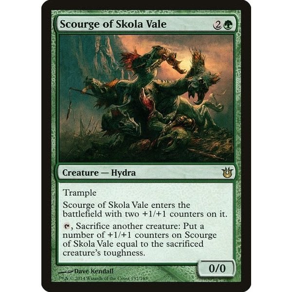 Magic: The Gathering Scourge of Skola Vale (137) Damaged