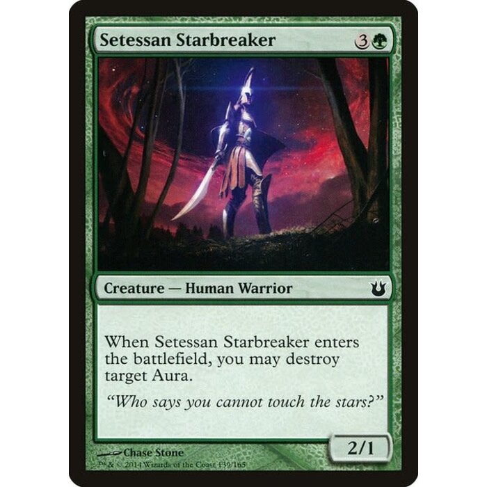 Magic: The Gathering Setessan Starbreaker (139) Damaged Foil