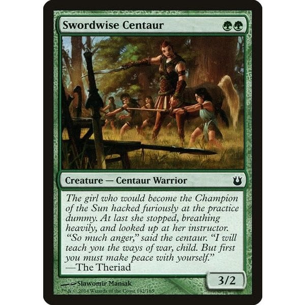 Magic: The Gathering Swordwise Centaur (142) Moderately Played