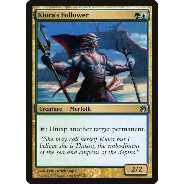 Magic: The Gathering Kiora's Follower (150) Lightly Played