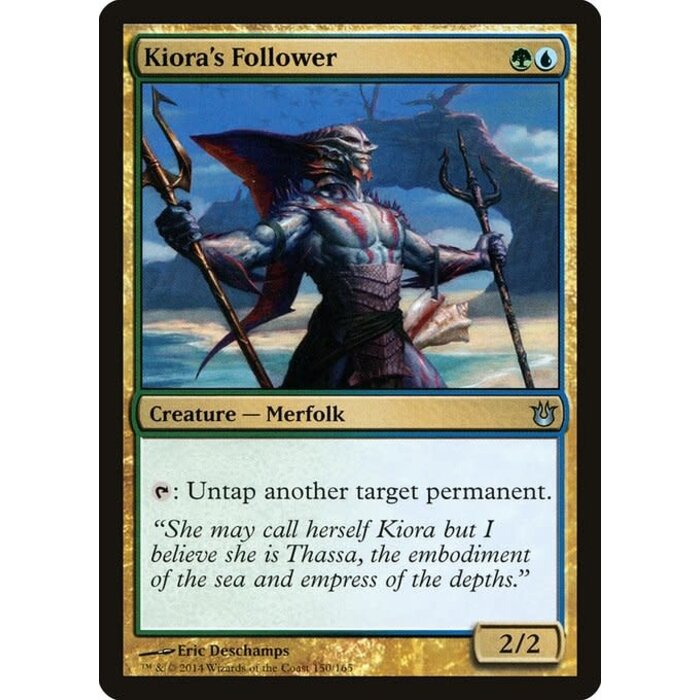 Magic: The Gathering Kiora's Follower (150) Lightly Played