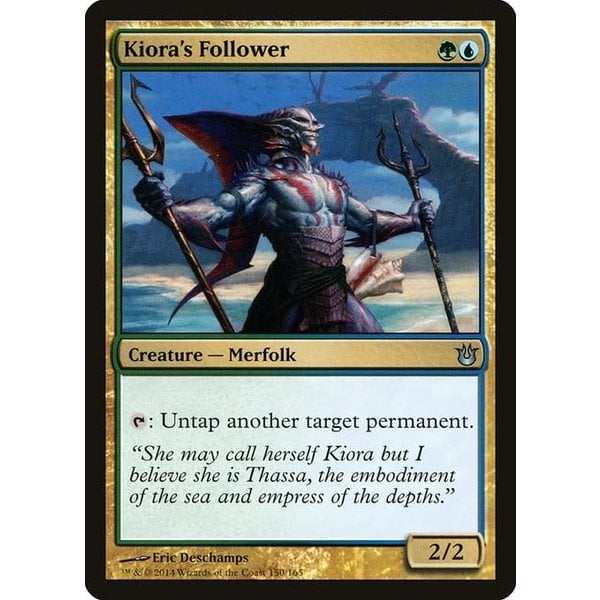 Magic: The Gathering Kiora's Follower (150) Moderately Played