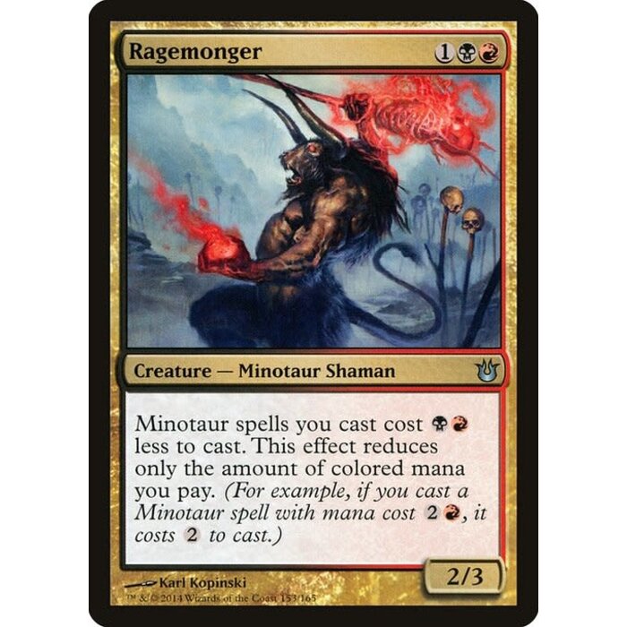 Magic: The Gathering Ragemonger (153) Lightly Played