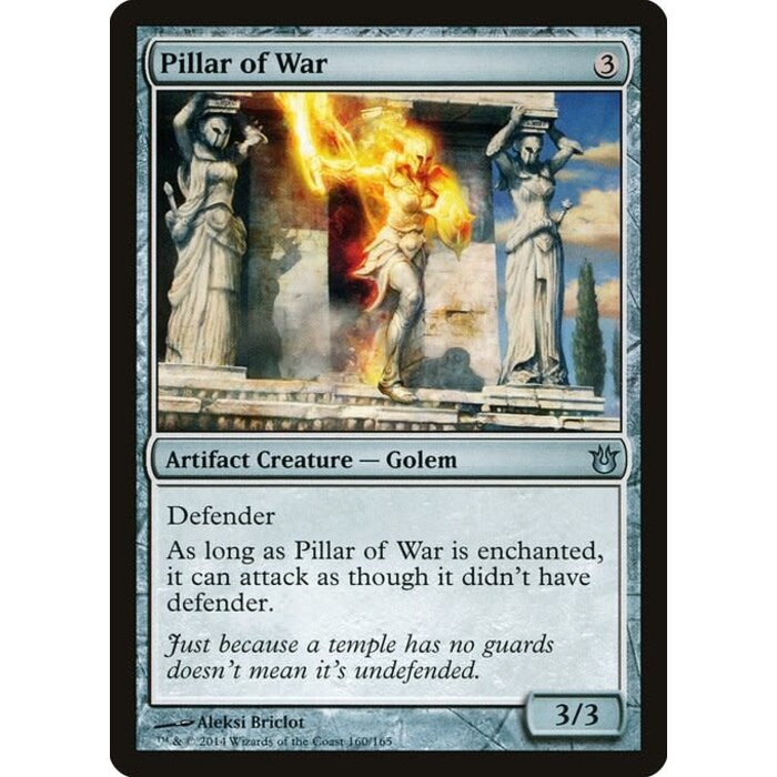 Magic: The Gathering Pillar of War (160) Lightly Played