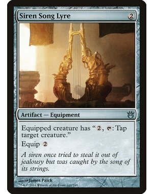 Magic: The Gathering Siren Song Lyre (161) Damaged Foil