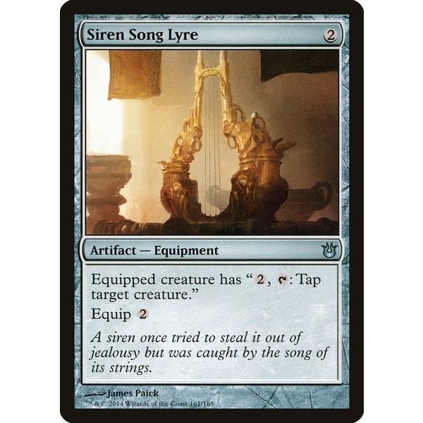 Magic: The Gathering Siren Song Lyre (161) Damaged Foil