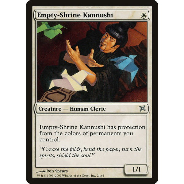 Magic: The Gathering Empty-Shrine Kannushi (002) Heavily Played