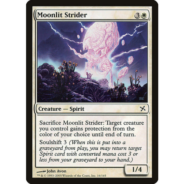 Magic: The Gathering Moonlit Strider (016) Moderately Played