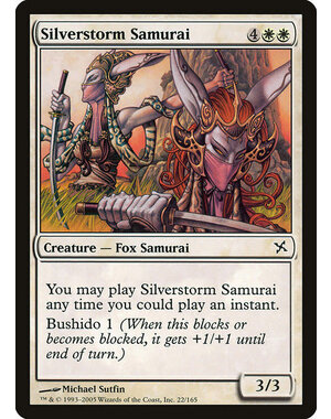 Magic: The Gathering Silverstorm Samurai (022) Lightly Played