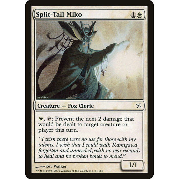 Magic: The Gathering Split-Tail Miko (023) Lightly Played