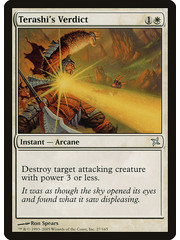 Magic: The Gathering Terashi's Verdict (027) Lightly Played