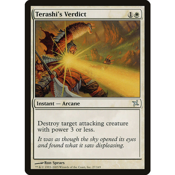 Magic: The Gathering Terashi's Verdict (027) Lightly Played