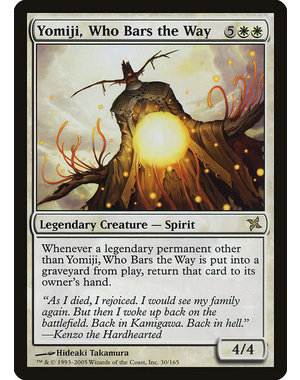 Magic: The Gathering Yomiji, Who Bars the Way (030) Moderately Played