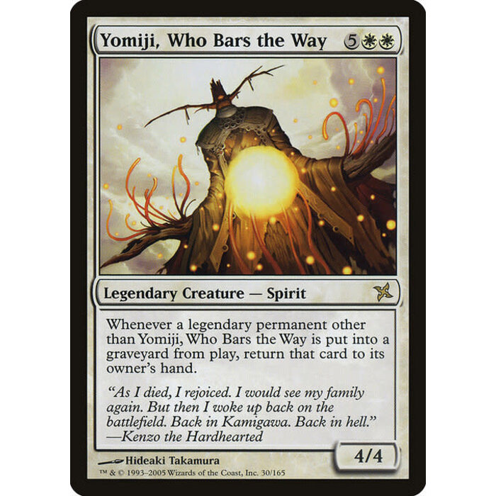 Magic: The Gathering Yomiji, Who Bars the Way (030) Moderately Played