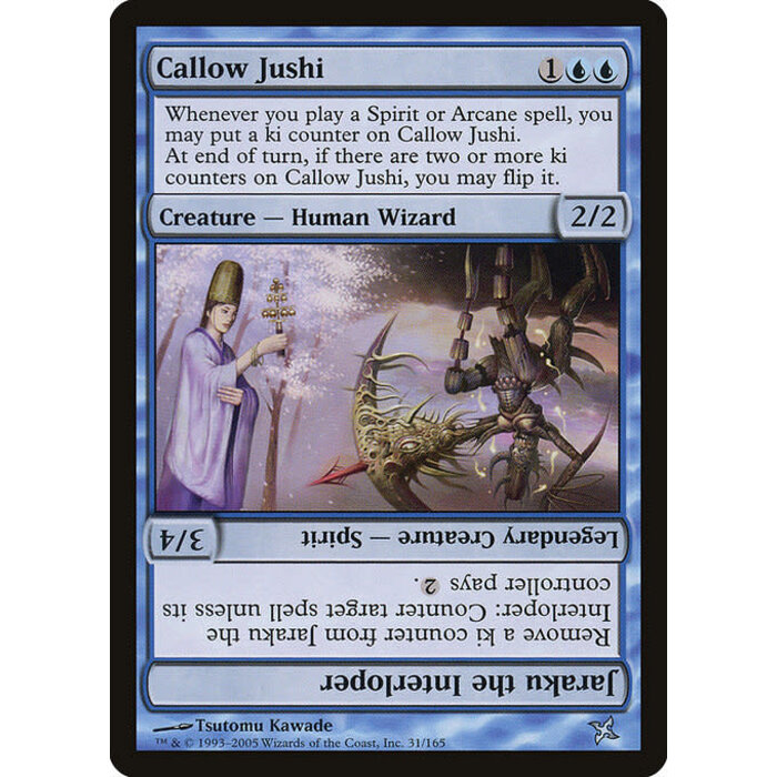Magic: The Gathering Callow Jushi (031) Lightly Played