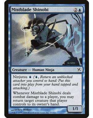 Magic: The Gathering Mistblade Shinobi (043) Lightly Played