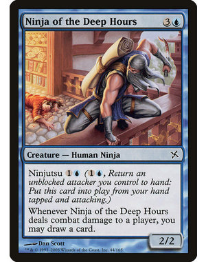 Magic: The Gathering Ninja of the Deep Hours (044) Moderately Played